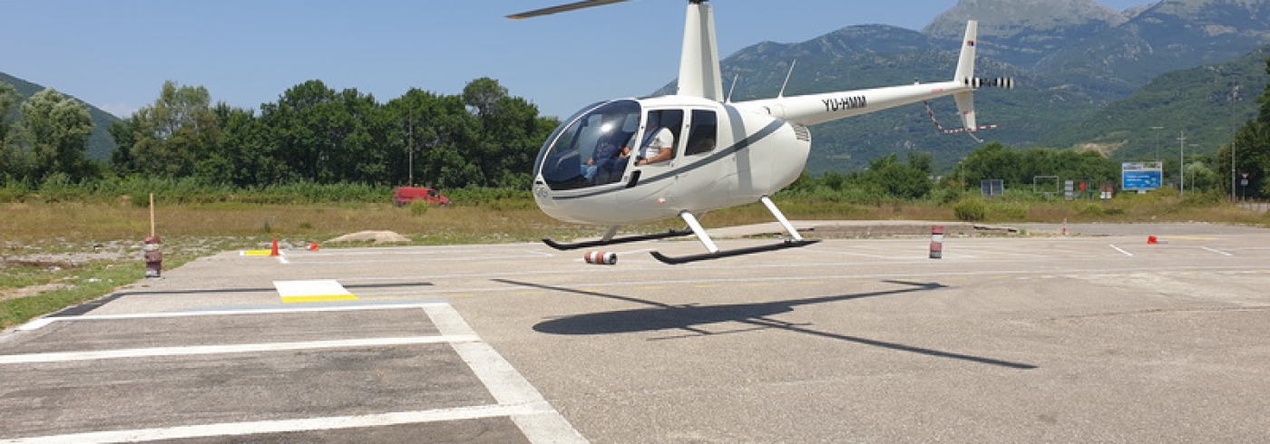 Charter a helicopter in Montenegro